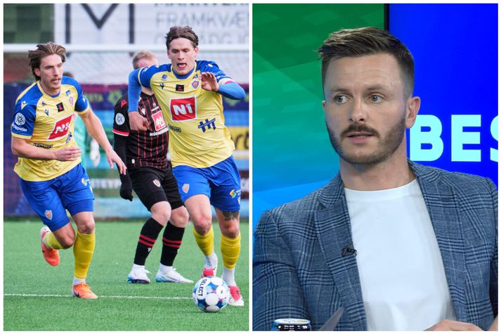 Albert var ekki hrifinn af frammistöðu KA síðasta föstudag.