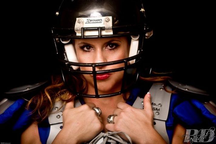 Jen Welter er klár í slaginn.