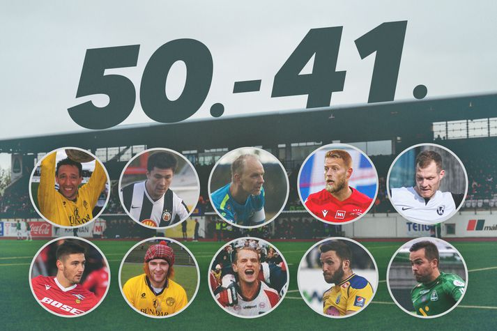 Leikmennirnir sem enduðu í sætum 50-41.