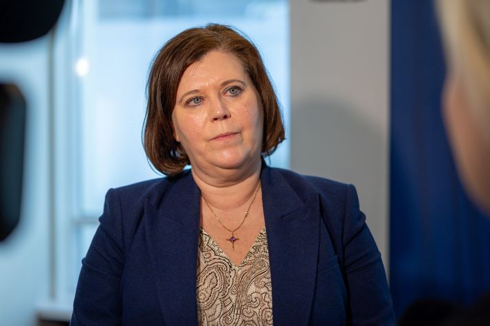 Ásthildur Lóa Þórsdóttir þingkona er ósátt við stjórnarandstöðuna. 