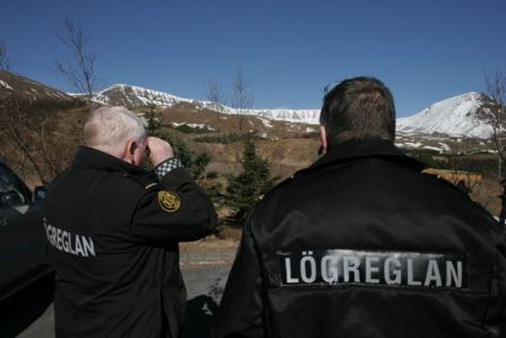 Lögreglan við Esjuna. Athugið að myndin tengist ekki fréttinni.