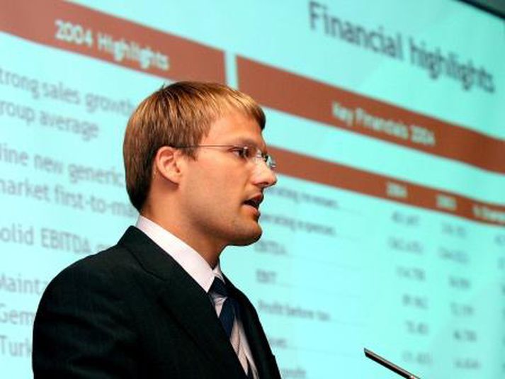 Róbert Wessman, fráfarandi forstjóri Actavis.