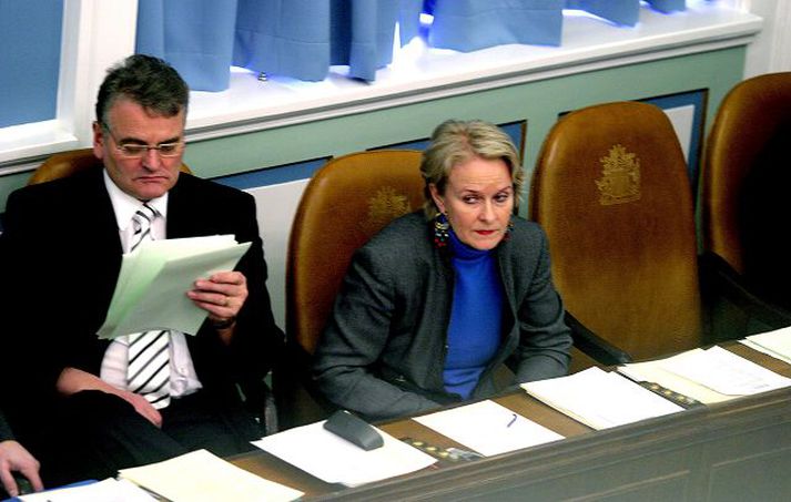 Fyrrverandi formenn Ræða málin á Íslendingabar.