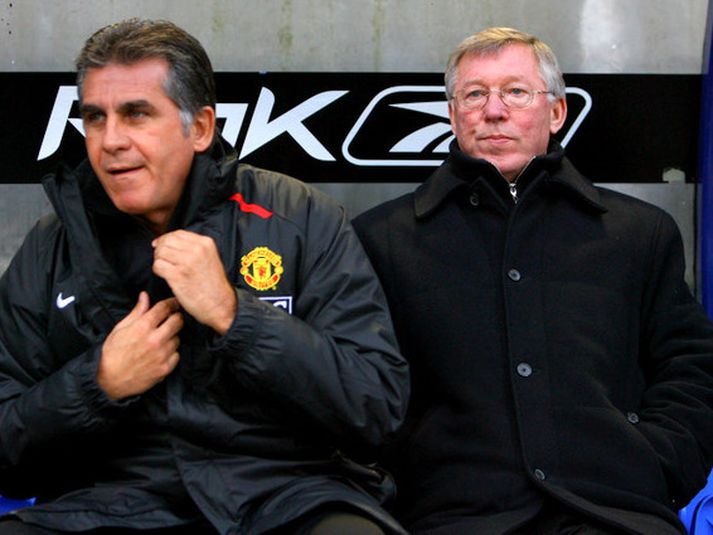 Sir Alex Ferguson, stjóri Manchester United, fékk góð ráð frá Carlos Queiroz.