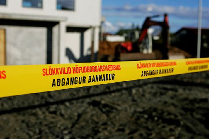 Svæðið sem miltisbrandurinn fannst á er innsiglað.