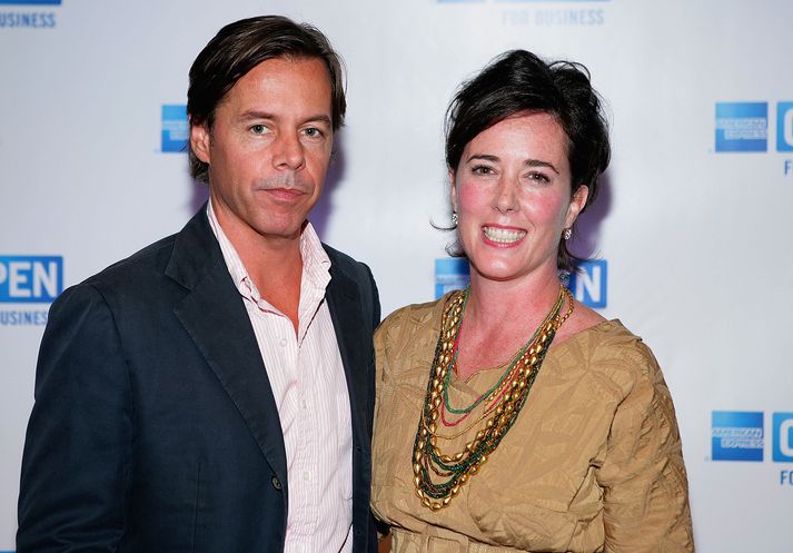 Hjónin Andy Spade og Kate Spade.