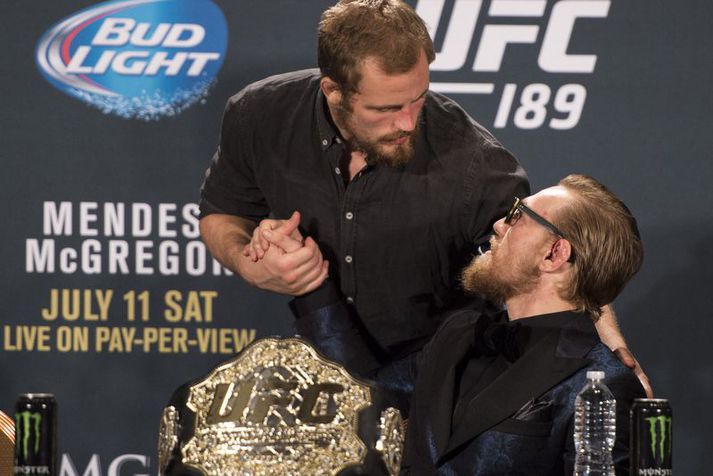 Gunnar Nelson og Conor McGregor eru góðir vinir.