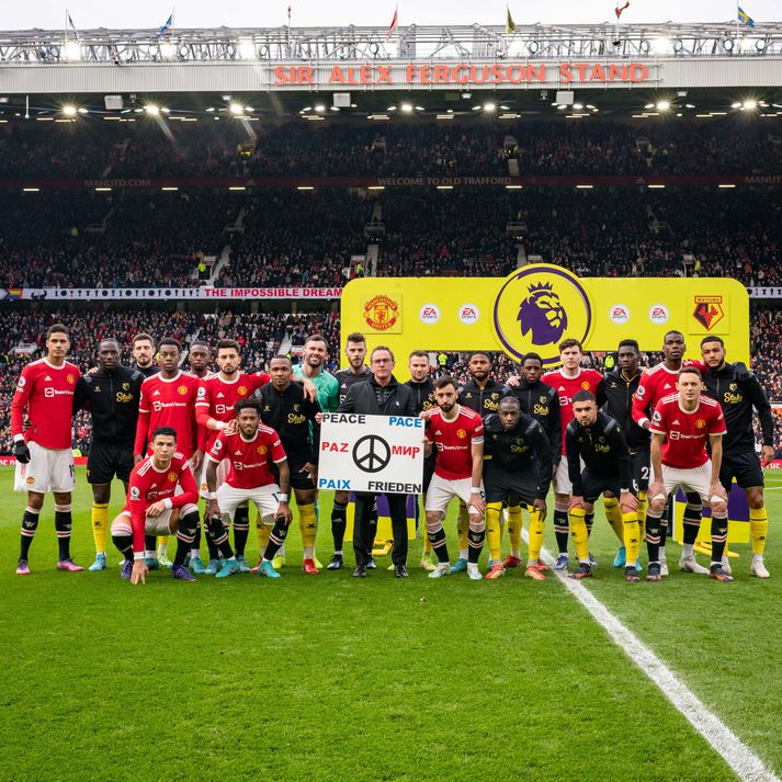 Leikmenn Manchester United og Watford  (Getty Images)