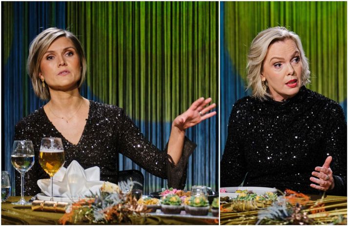 Guðrún taldi Kristrúnu sýna talsverðan hroka þegar Kristrún benti þingheimi á að lesa greinargerðina.