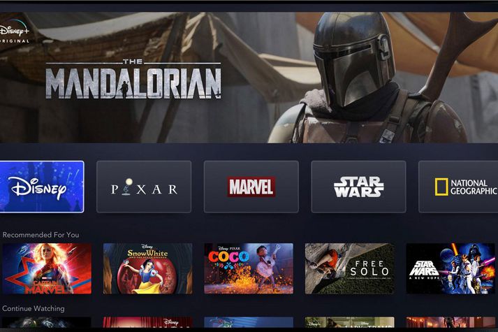 The Mandalorian er flaggskipsþáttur Disney+.