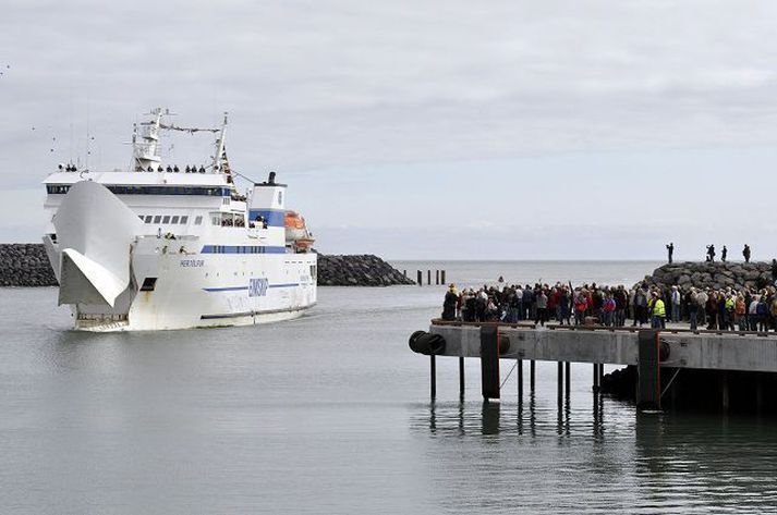 Landeyjahöfn er ekki nógu djúp fyrir Herjólf sem ristir 4,2 metra.