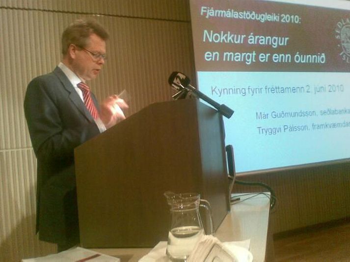 Már Guðmundsson seðlabankastjóri.