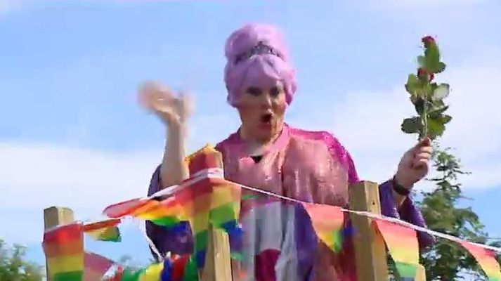Jón Gnarr vekur víða athygli.