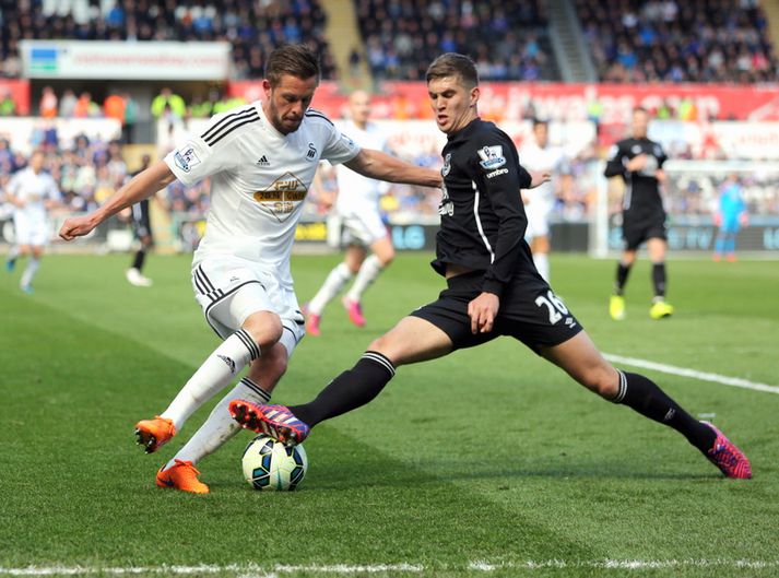 Gylfi Þór Sigurðsson í leik með Swansea.