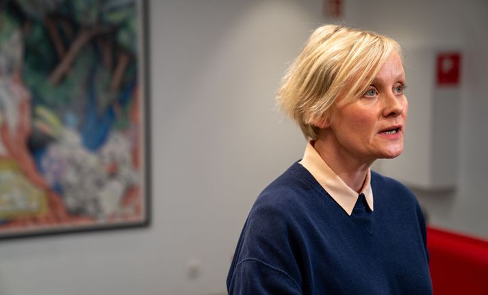 S'olveig Anna bíður eftir því að vera tekin með í samtalið um aðgerðir sem eigi að sporna því að kjarasamningar losni. 