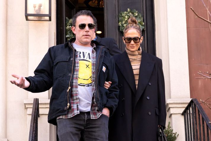 Ben Affleck og Jennifer Lopez í New York þann 30. mars. Síðan hafa þau ekki sést saman. 
