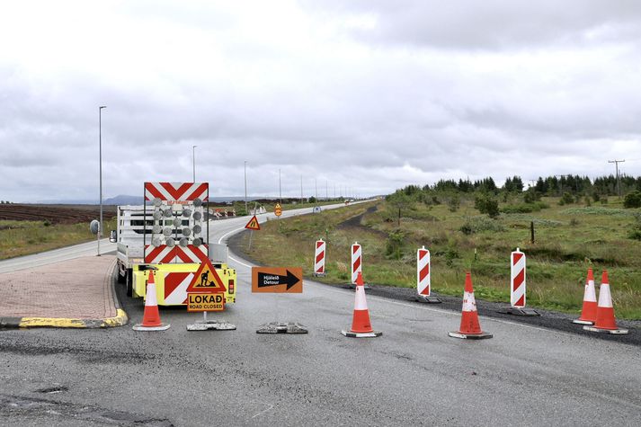 Akrein er lokuð til austurs frá Selfossi. 