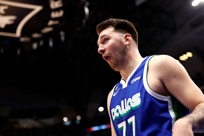 Luka Doncic er ekki bara elskaður í Dallas heldur einnig í Madrid.