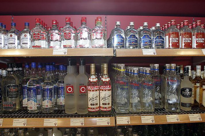 vínbúðirnar Konan hélt sig aðallega við sterkari tegundirnar.