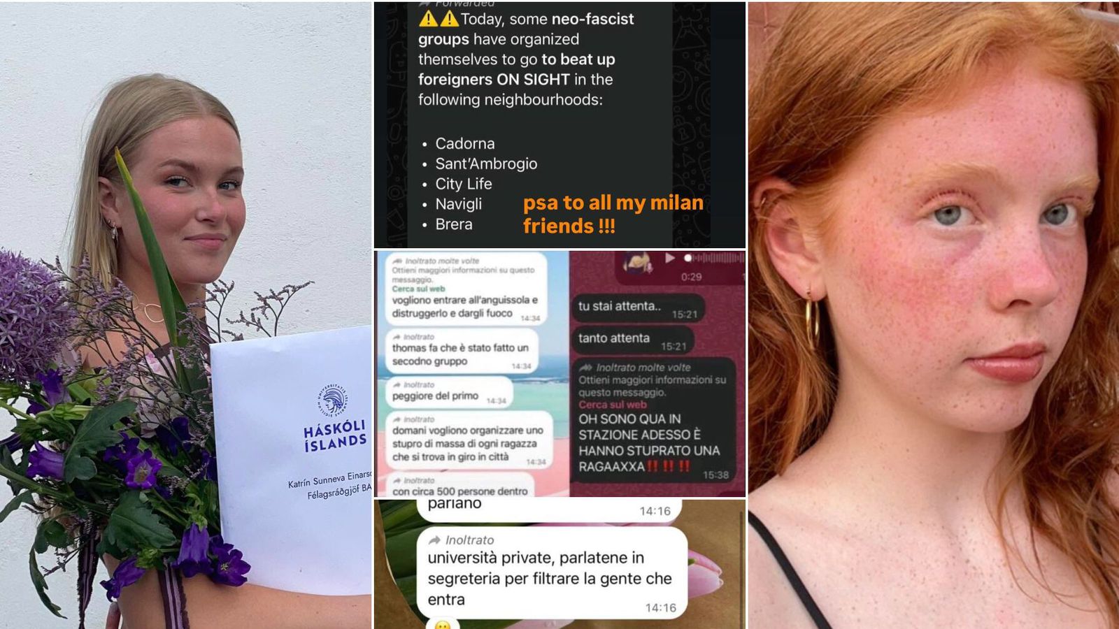 Orðrómar valda ugg og ótta í Mílanó: „Það eru allir frekar hræddir“