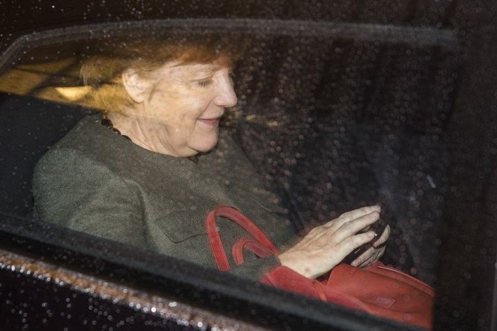 Angela Merkel Þýskalandskanslari í nótt.