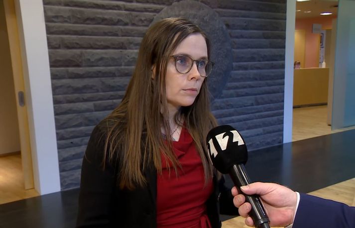 Katrín Jakobsdóttir, forsætisráðherra, segir laun æðstu embættismanna fylgja almennri launaþróun