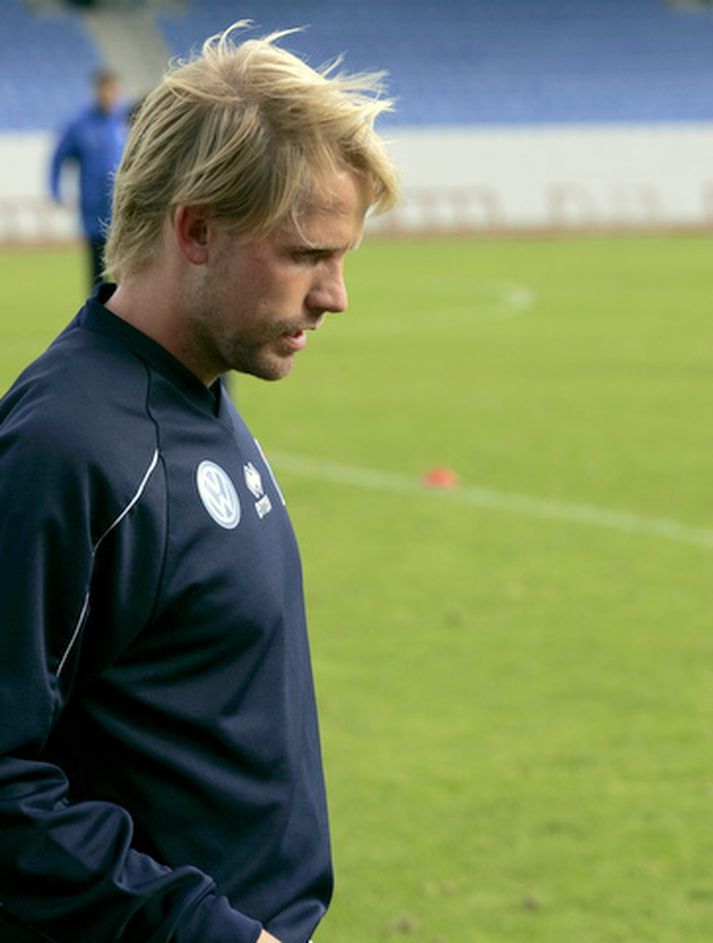 Jóhannes Þór Harðarson á landsliðsæfingu.