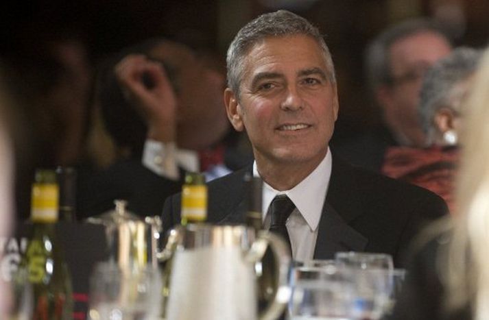 George Clooney er dyggur stuðningsmaður Obama.