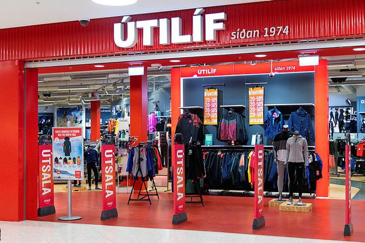 Útilíf var meðal þeirra verslana sem hlaut sekt. 