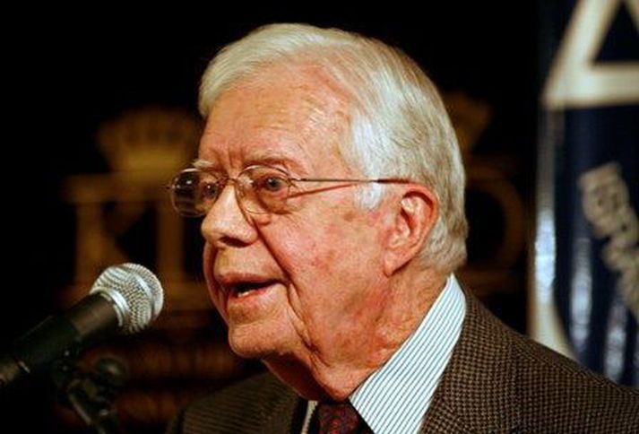 Jimmy Carter fyrrum forseti Bandaríkjanna.