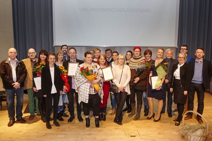 Frá afhendingu Kópsins