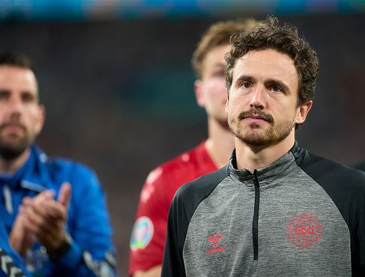 Thomas Delaney svekktur eftir tap Dana gegn Englandi í undanúrslitum EM.