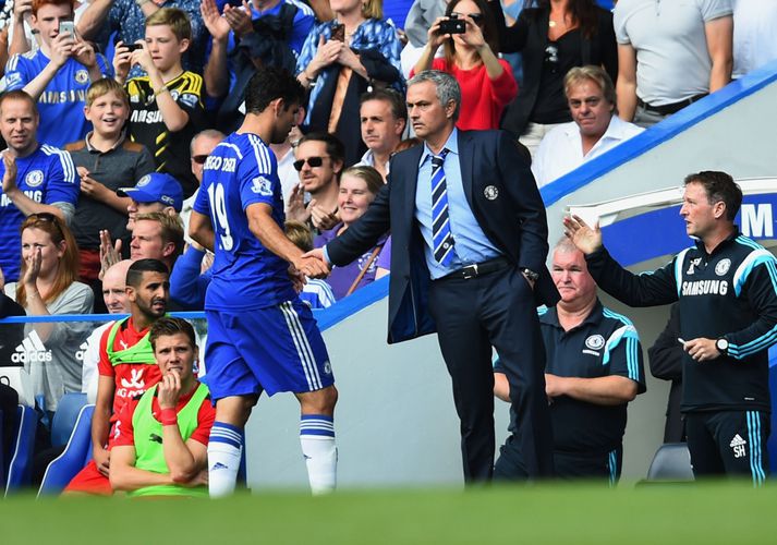 Mourinho þakkar markaskoraranum Costa fyrir leikinn