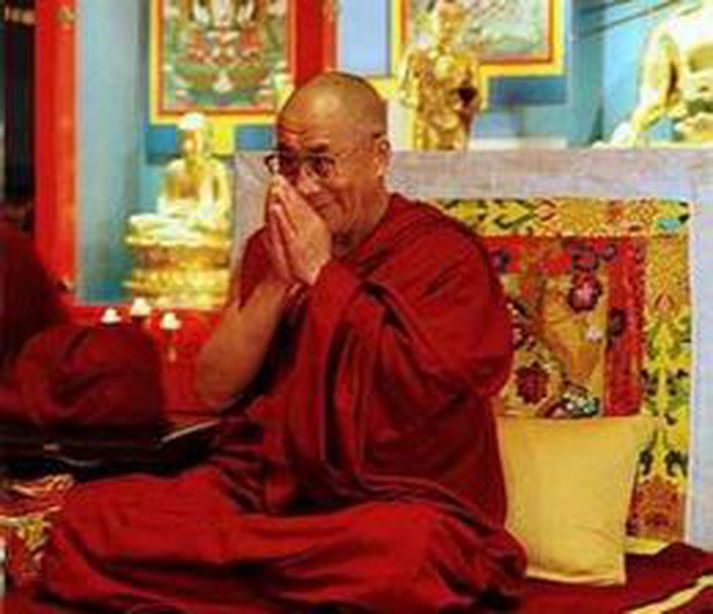 Dalai Lama, andlegur leiðtogi Tíbet.
