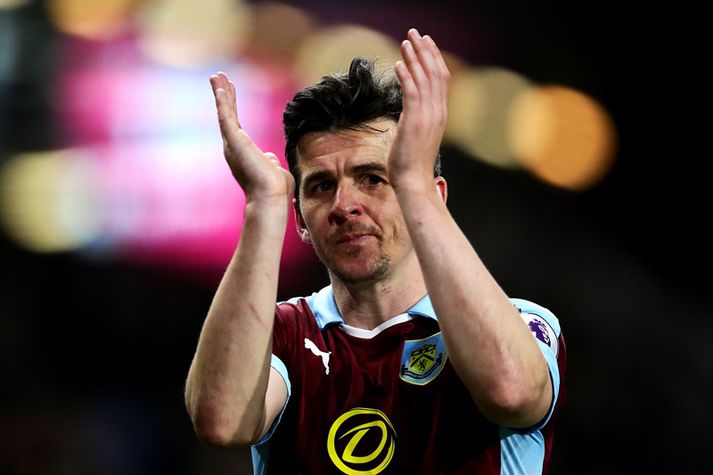 Barton í leik með Burnley.