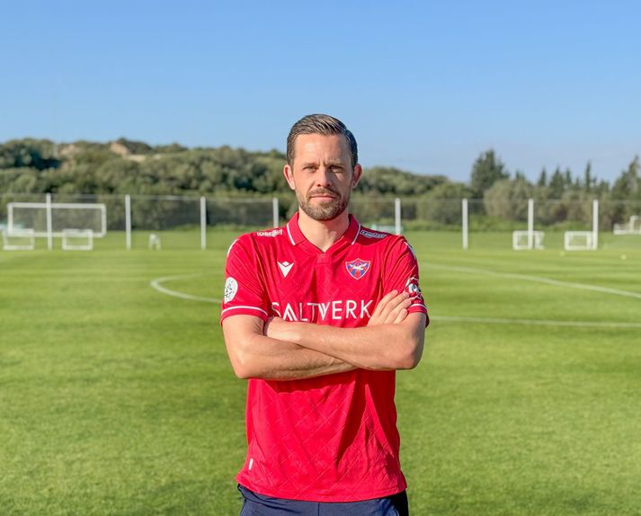 Gylfi Þór Sigurðsson gæti spilað á Íslandi á miðvikudaginn.