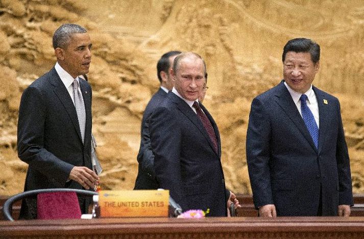 Barack Obama, Vladimír Pútín og Xi Jinping Leiðtogar Bandaríkjanna, Rússlands og Kína fá allir á baukinn í nýrri ársskýrslu mannréttindasamtakanna Amnesty International.