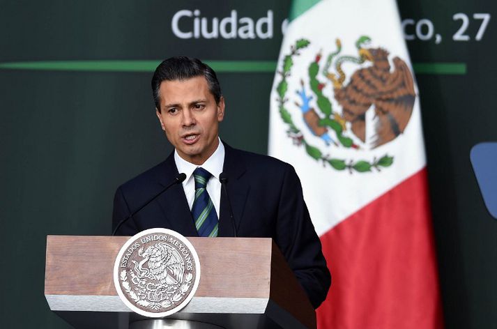 Enrique Pena Nieto Mexíkóforseti ávarpaði þjóð sína í gær.