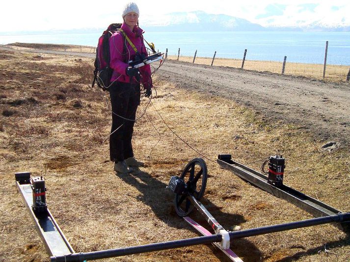 Friðrika Marteinsdóttir jarðfræðingur.