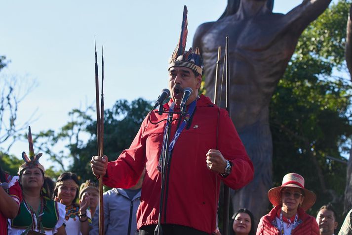 Nicolas Maduro, forseti Venesúela.