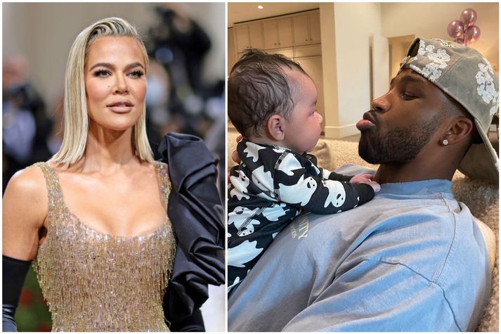 Khloé Kardashian og Tristan Thompson virðast vera búin að ná sáttum eftir erfiða tíma.