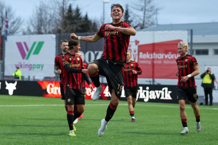 Óskar Borgþórsson skoraði í sigri Víkings R. gegn Stjörnunni í síðustu umferð Bestu deildarinnar.