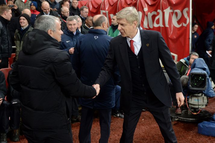 Jose Mourinho og Arsene Wenger