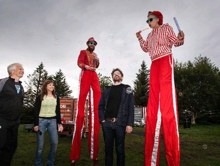 Dagur B. Eggertsson skemmti sér stórkostlega á sirkusnum.