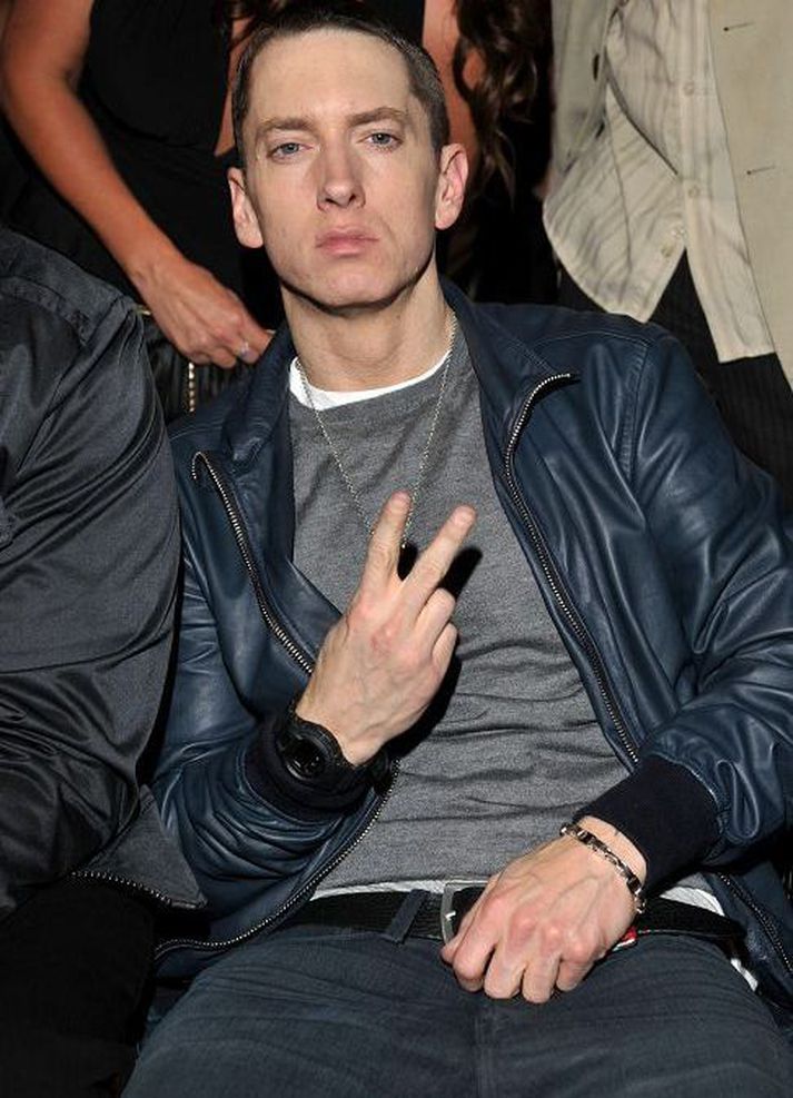 Eminem segir edrúmennskuna hjálpa til við tónsmíðarnar.
nordicphotos/getty