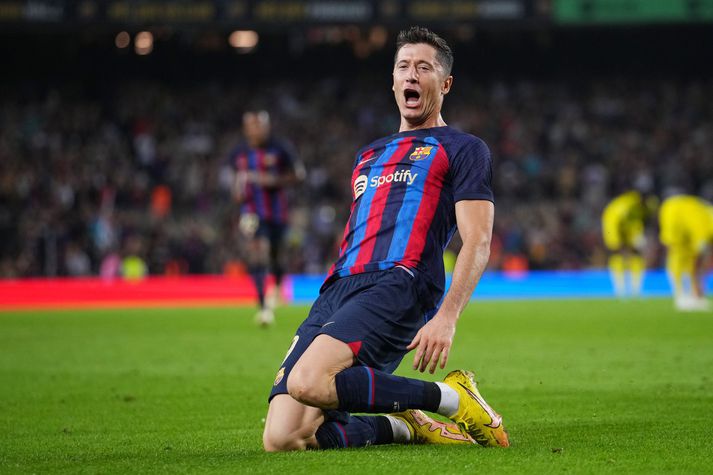 Robert Lewandowski skoraði tvö í kvöld.