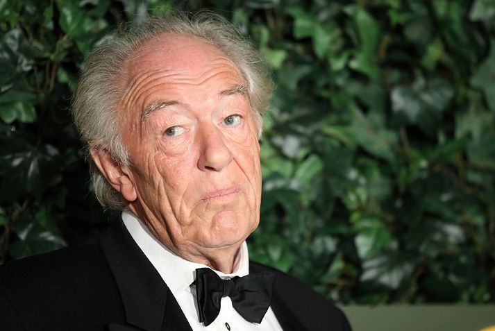 Michael Gambon árið 2016. Hann er einna þekktastur fyrir að hafa farið með hlutverk Dubmbledore í Harry Potter-myndunum. 