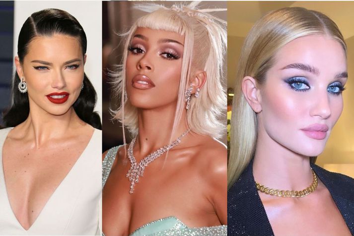 Divurnar Adriana Lima, Doja Cat og Rosie Huntington- Whitely