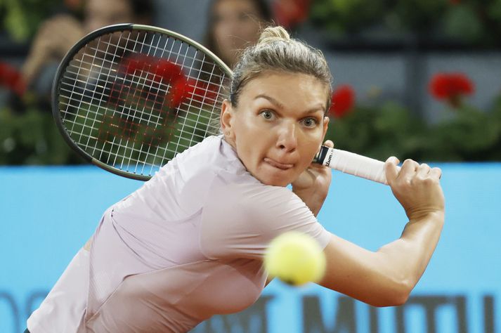 Simona Halep féll á lyfjaprófi og var upphaflega dæmd í fjögurra ára bann.