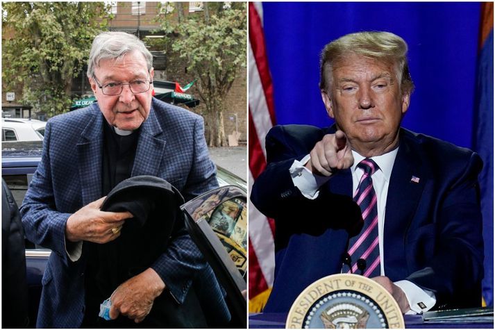 Pell og Trump eru báðir umdeildir menn.